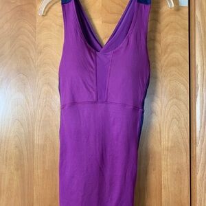 Purple workout top